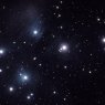 Stars in the Pleiades (M45)