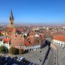 Sibiu aerial, Romania