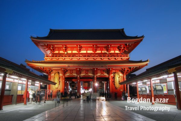 Poarta Hozo-mon, Templul Senso-ji, Asakusa, Tokyo, Japonia