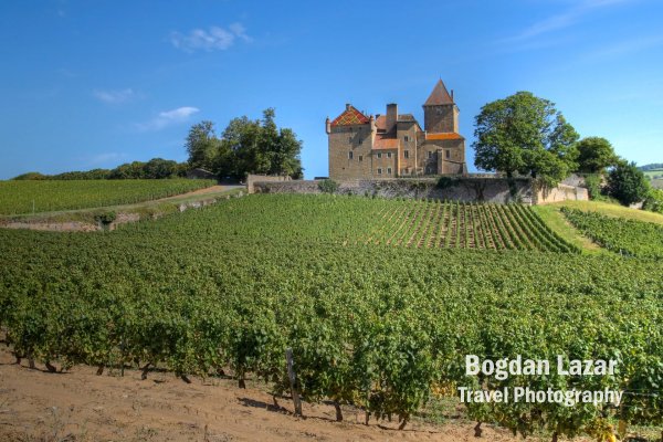 Castelul Pierreclos, Burgundia, France