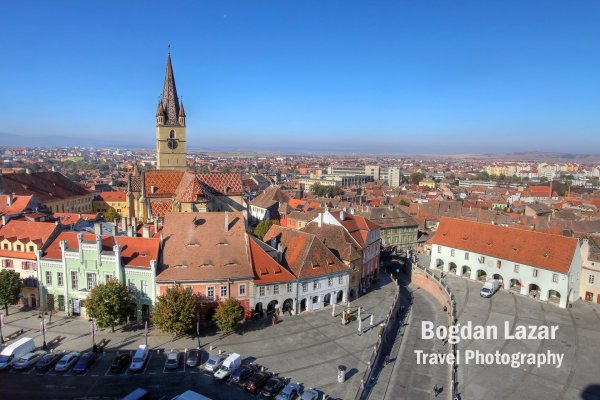 Sibiu văzut de sus
