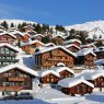 Winter resort in Swiss Alps - Bettmeralp, Switzerland