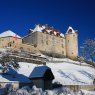 Gruyere Castle in winter, CH