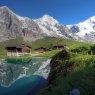 Eiger, Monch and Jungfrau mountains, Switzerland